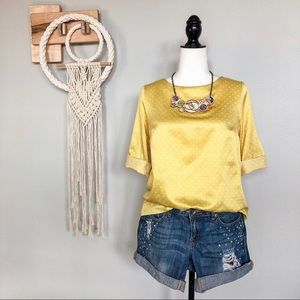 Merona Yellow / Gold - Tunic - Top / Blouse